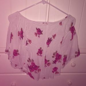 Flower crop top